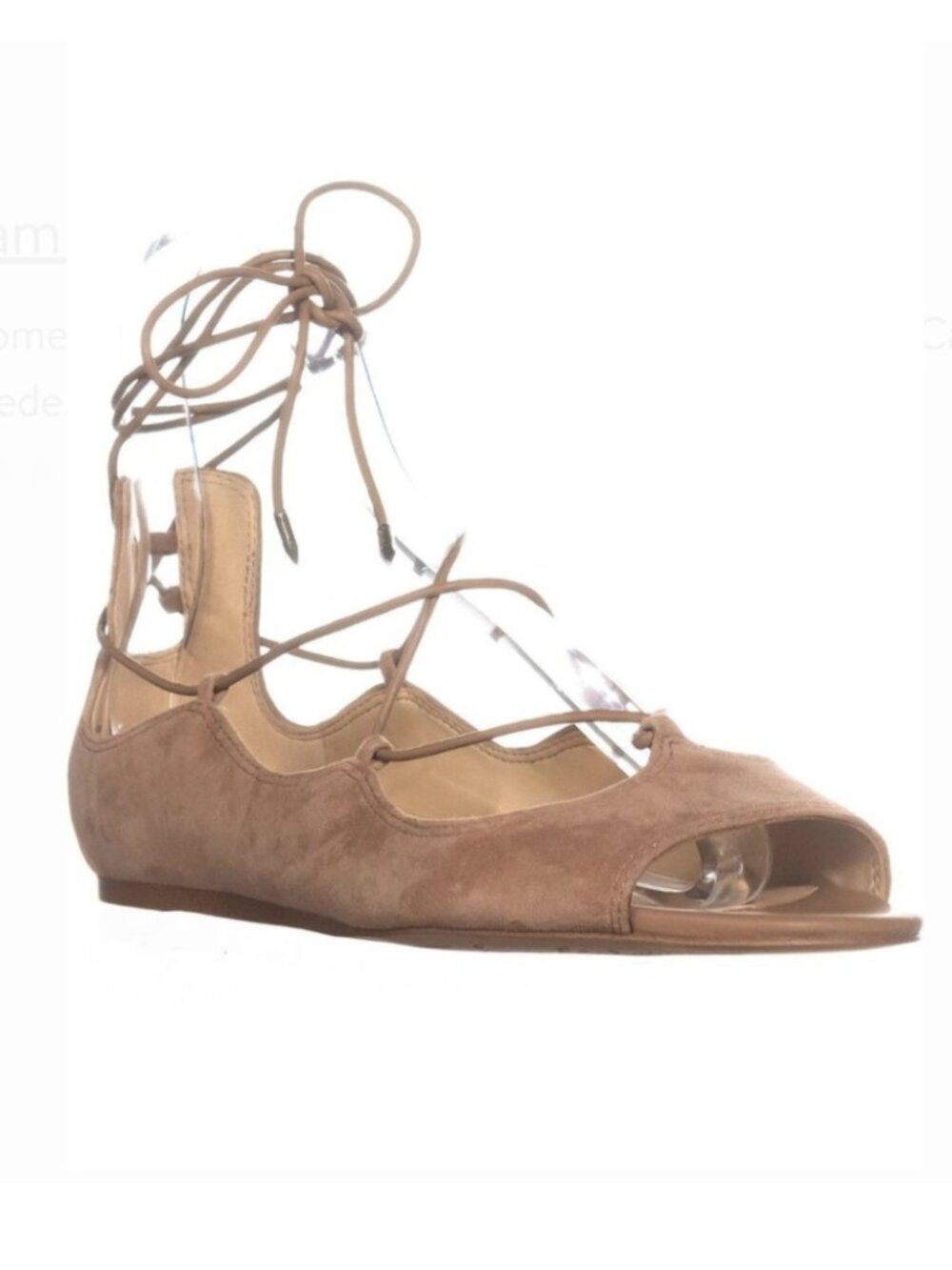 SAM EDELMAN lace up suede sandals 8